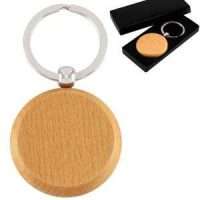 Llavero Redondo de Madera