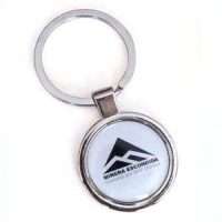 Llavero redondo con dome