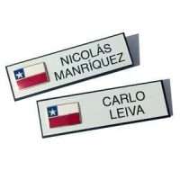 Piocha militar acrílico 7×2 cms.