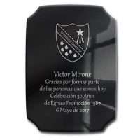 Plaqué Cerámica Negro brillante