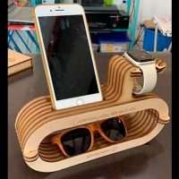 Portacelular-organizador Madera